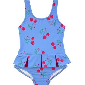 Florence Eiseman Pink Cherry One Piece Swimsuit